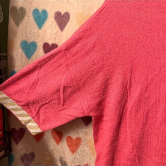 Lilly Pulitzer Ilene Sweater Pink XXS Tassles - Picture 4 of 7